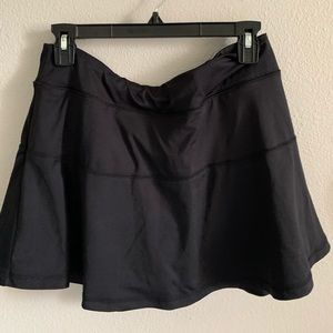 Black tennis or golf skort